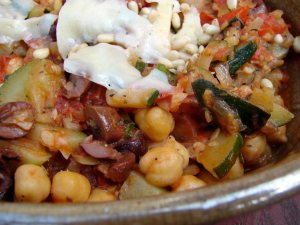chickpea-ratatouille