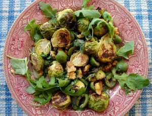 Brussel sprouts and castelvetrano olives