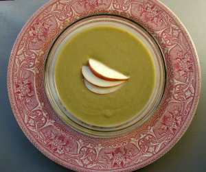 Spinach apple soup