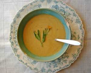 Butternut and white bean soup