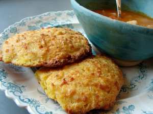 Cornmeal cheddar biscuits
