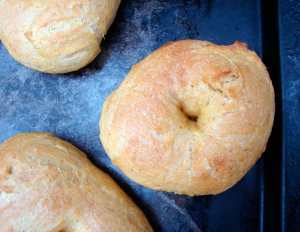 Pumpkin bagel