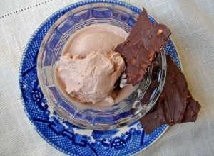 Port wine cherry ice cream