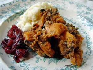 Roasted butternut with hendricks and gjetost cheese