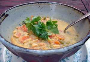 Coconut ginger lemon sauce