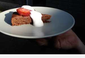 Chocolate raspberry cake