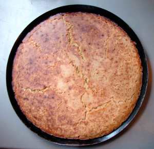 Millet flour flatbread