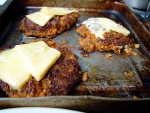 Couscous and french lentil burgers