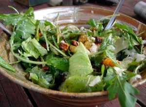 Roasted carrot and beet salad