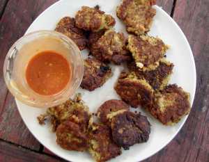 Eggplant couscous croquettes