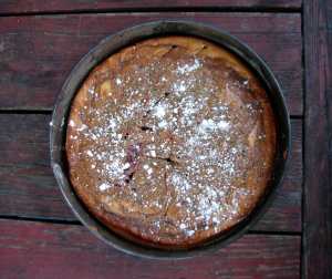 Ricotta jam cake