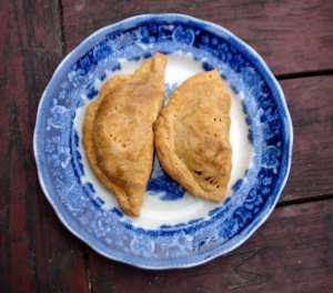 Kale and sweet potato empanadas
