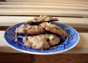 Caramel apple chocolate chip cookies 