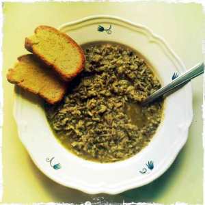 Basmati and french lentil risotto