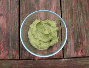 Cauliflower leek purée