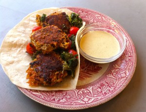 Butternut ricotta kofta and pistachio pumpkinseed sauce