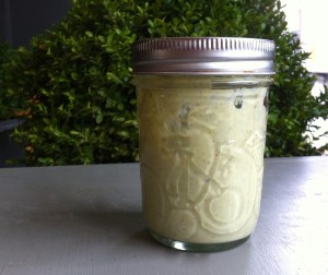 Pistachio tarragon mayonnaise
