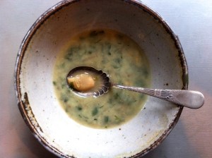 French lentil and butter bean soup with tarragon