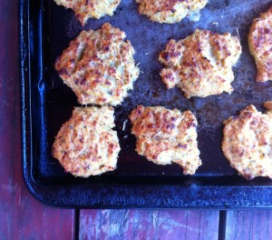 Cornmeal and zucchini croquettes