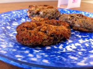 French lentil, potato, pecan croquettes