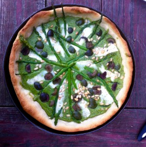 Green spring tart