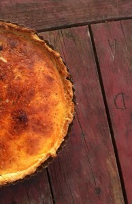 Membrillo and Manchego tart