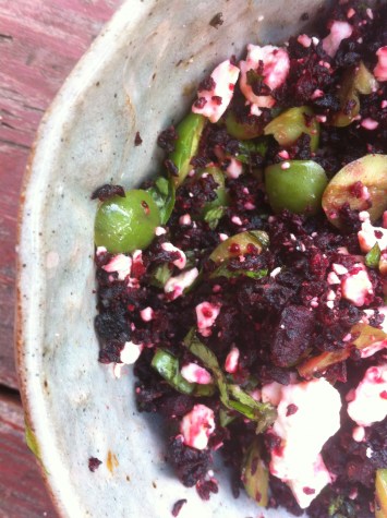 roasted beets, feta, olives, pine nuts